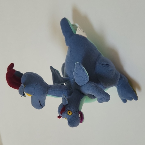 Vintage Quest for Camelot Two Headed Dragon Plush Devon Cornwall Stuffed Animal - Picture 2 of 6